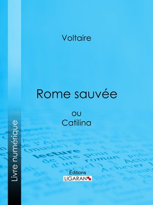 cover image of Rome sauvée